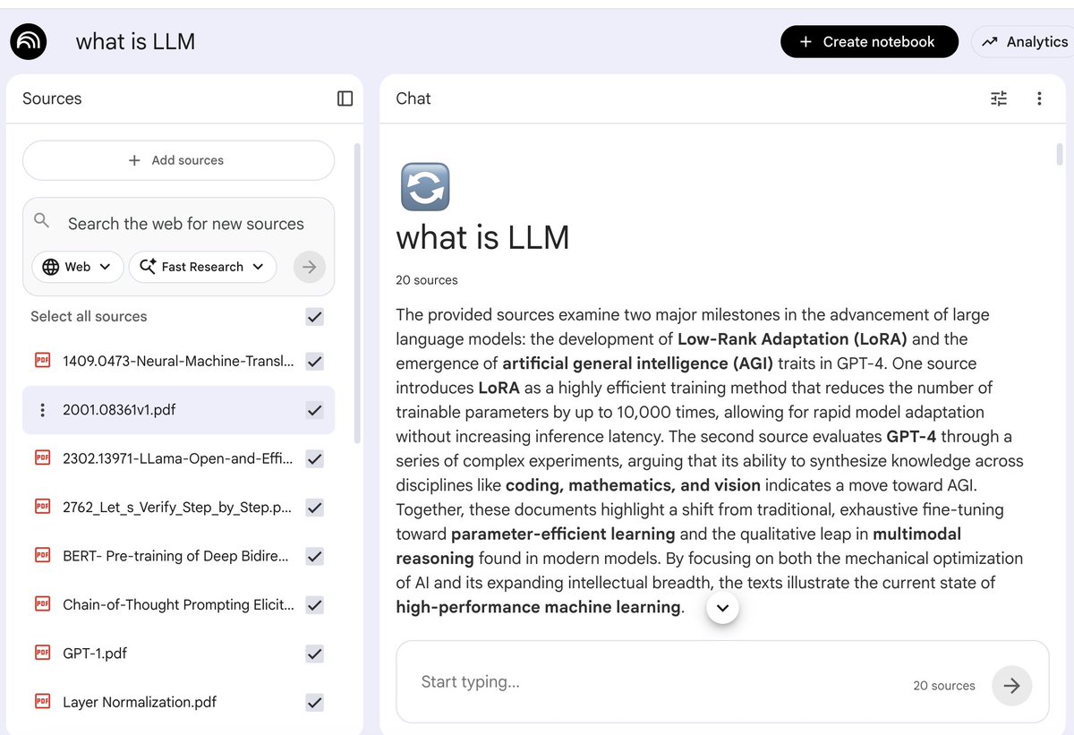 图：NotebookLM 知识库